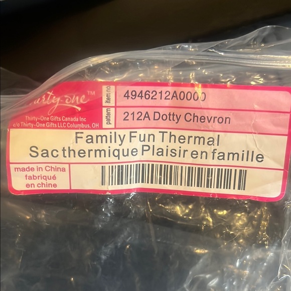 Chevron Pattern Cooler Bag - Picture 2 of 8